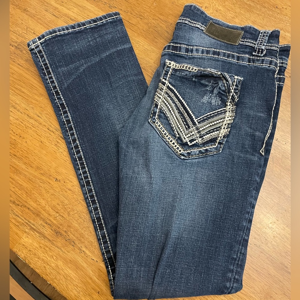 Buckle black jeans